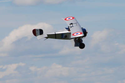 Nieuport flying